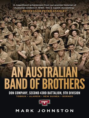 cover image of An Australian Band of Brothers